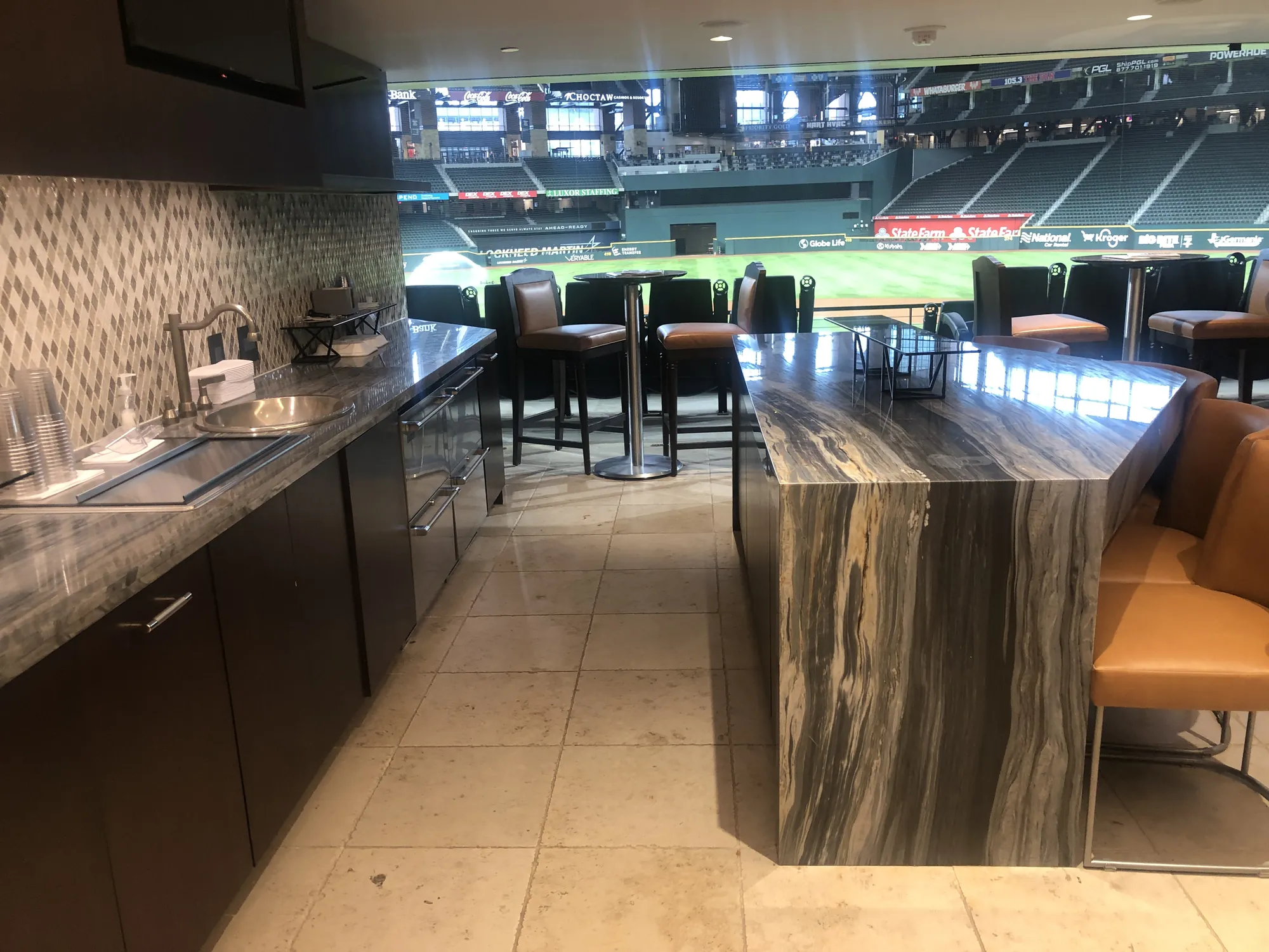 Sports & entertainment venue stonework